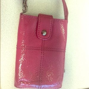 Hot pink Hobo Wristlet